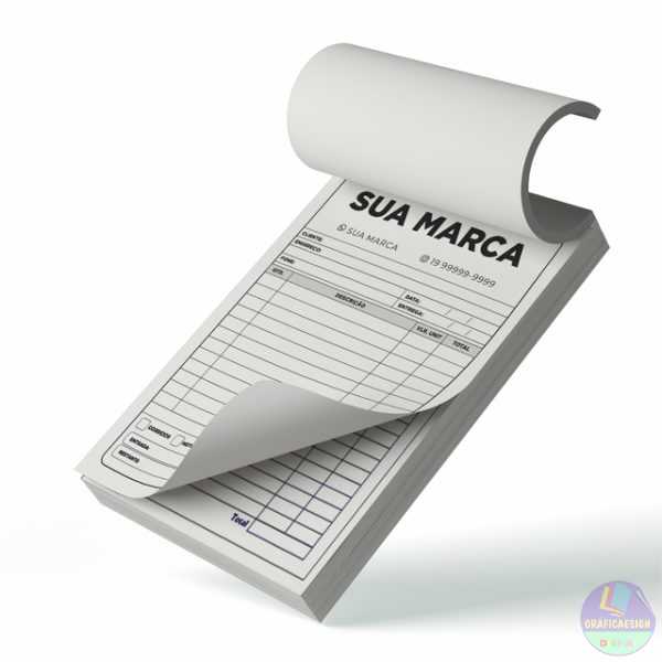 BLOCO SIMPLES IMPRESSÃO DIGITAL PAPEL OFFSET